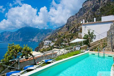 Villa in Praiano mit Pool und Meerblick