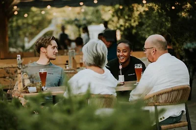 Luxe familielodge met slaaphoekje buiten