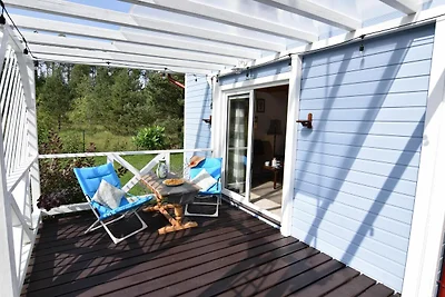 Ferienhaus mit Sauna in Seenהhe