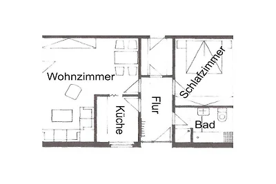 Ferienwohnung mit 1 Schlafzimmer