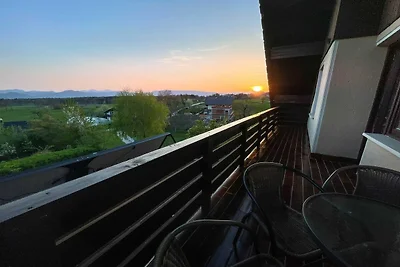 Two Bedroom Apartment with Balcony and Mounta...