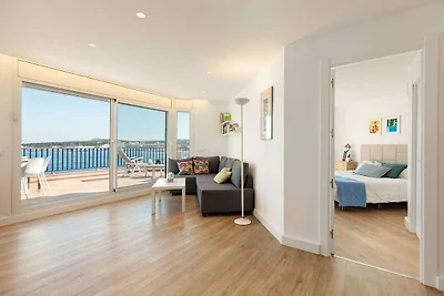 Duplex appartement met zwembad aan het strand...