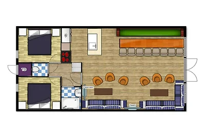 Gruppenhaus in Drenthe mit Privatsphäre