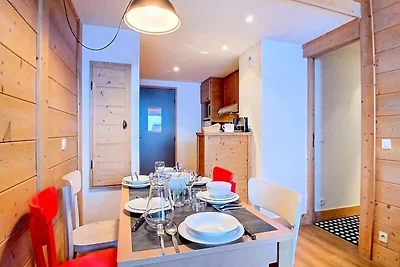 Wohnung in Les Menuires mit Bergblick