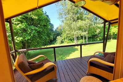 Glamping in Montizon mit eigenem Bad und...