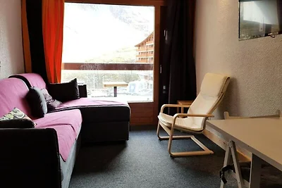 Apartment in Arc mit Blick auf die Skipiste