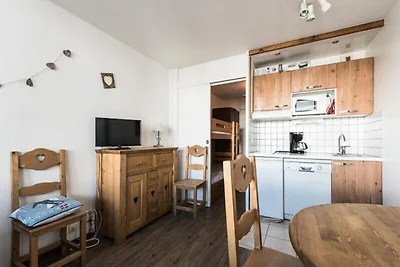 Apartment in Tignes mit Blick auf den...