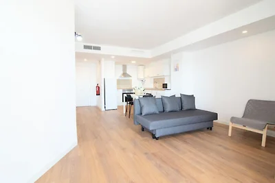 Appartement in Canet met uitzicht op zee