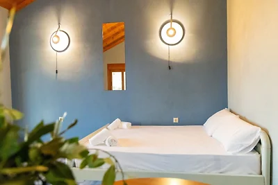 Villa mit Blick auf Tigani in Mani