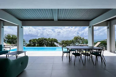 Villa a Saint-François con piscina a sfioro