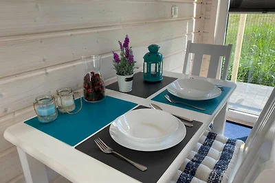 Ferienhäuser, Terrasse, 2 Schlafzimmer, Dąbki