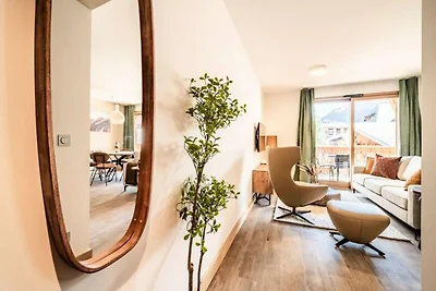 Ferienwohnung in Nyon mit Bergblick