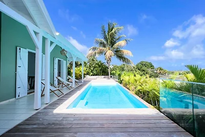 Villa a Saint-François con vista sul campo da...