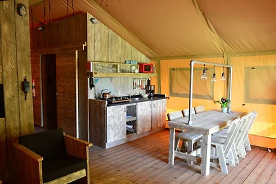 Bellissima tenda con cucina e doccia, vicino ...