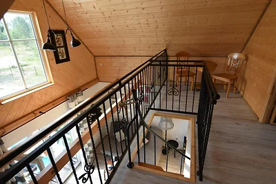 Ferienhaus mit Sauna in Seenהhe