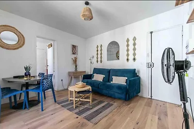 Charmant appartement met 1 slaapkamer en 4 zi...