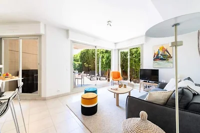 Appartement in Cannes met privétuin