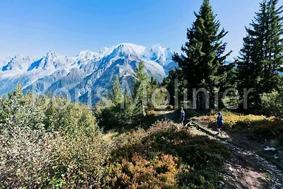 Wohnung in Saint-Gervais mit Poolblick