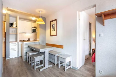Alpine appartement met 1 slaapkamer in Tignes