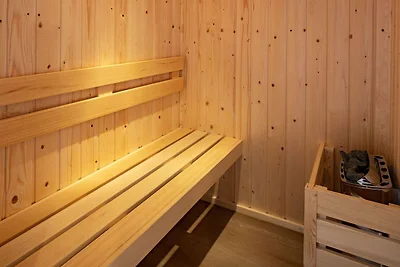 Lodge mit Sauna in einem Ferienpark
