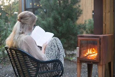 Nice tiny house with pellet stove