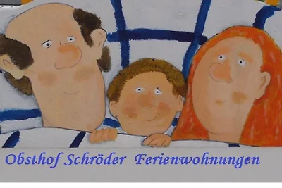 Inmitten eines Bio-Obsthofes