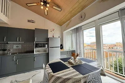 Appartamento con vista sulla città e sul mare