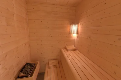 Luxuriöses Chalet mit Sauna im Wald bei...