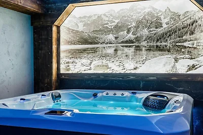 Ferienhaus im Highland-Stil, Sauna, Whirlpool