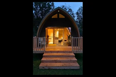 Luxuriöses Zelthaus mit Infrarotsauna