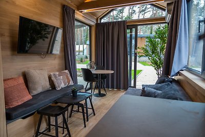 Leuke tiny house op een vakantiepark