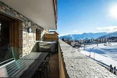 Apartment an der Marmotte-Piste mit Whirlpool