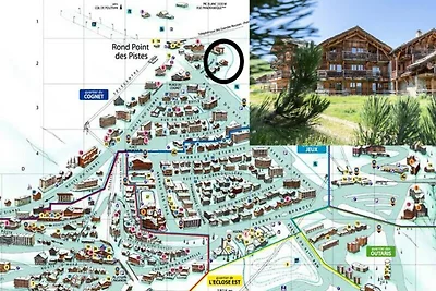 Chalet in Alpe d'Huez mit Ski-In/Ski-Out