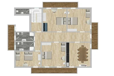 Ferienwohnung in Gsies mit Schwimmbecken