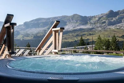 Alpenwohnung mit beheiztem Pool