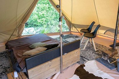 Bella tenda safari a Twijzel con terrazza