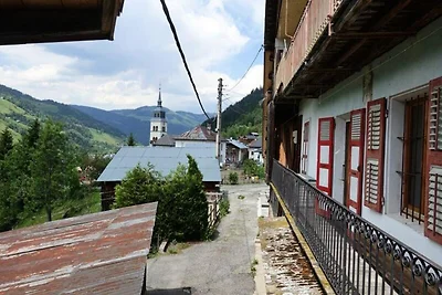 Wohnung in Arêches-Beaufort mit Bergblick