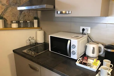 Apartment mit einem Schlafzimmer und Terrasse