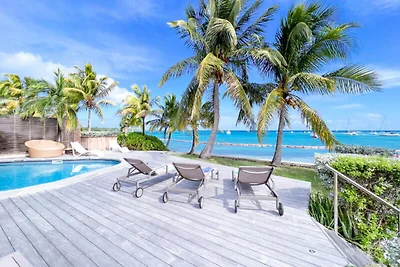 Villa in Saint François mit Lagune und Pool