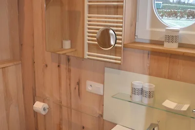 Caratteristica casa mobile con sauna a...