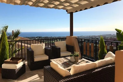 Wohnung bei Benahavis mit Meerblick