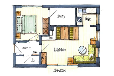 Ferienhaus, Itter