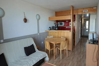 Studio für 4 Personen in Arc 2000 mit Blick a...