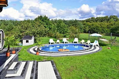 Ferienhaus mit Pool und Sauna, Choczewo-ehema...