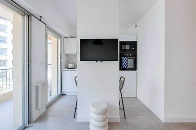 Schöne Wohnung mit Balkon - 200 m vom Strand...
