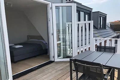 Lodge mit herrlichem Blick auf die Dünen.