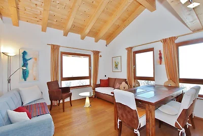 Wohnung direkt an der Skipiste mit Talblick