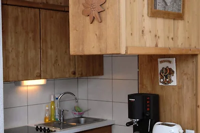 Studiohut voor 4 personen, 2*, op het zuiden