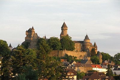 Uitzicht op het kasteel van Braunfels