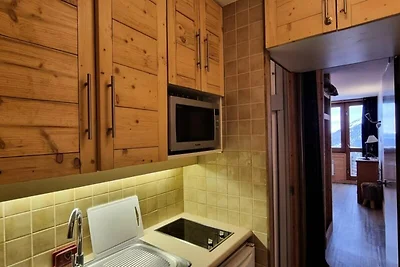 Appartement in La Plagne met uitzicht op de M...